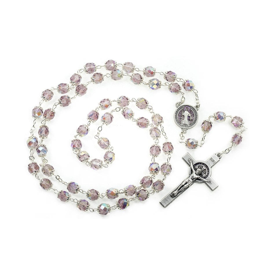 Crystal Rosary of Saint Benedict