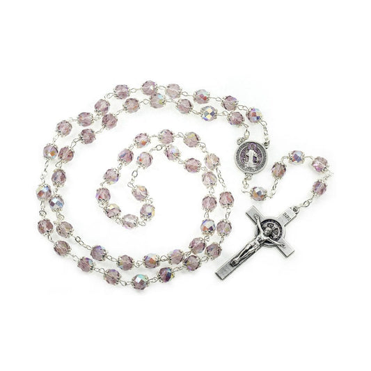 Crystal Rosary of Saint Benedict