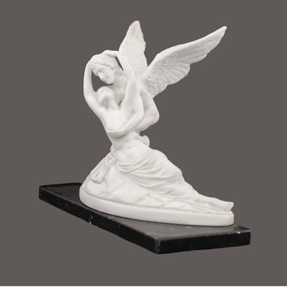 Cupid and Psyche Marble Dust Sculpture