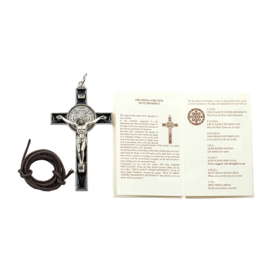 Enamel Saint Benedict Cross