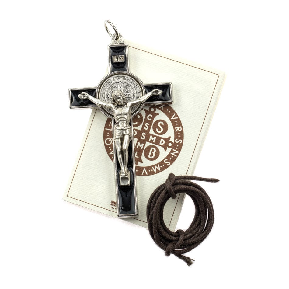 Enamel Saint Benedict Cross