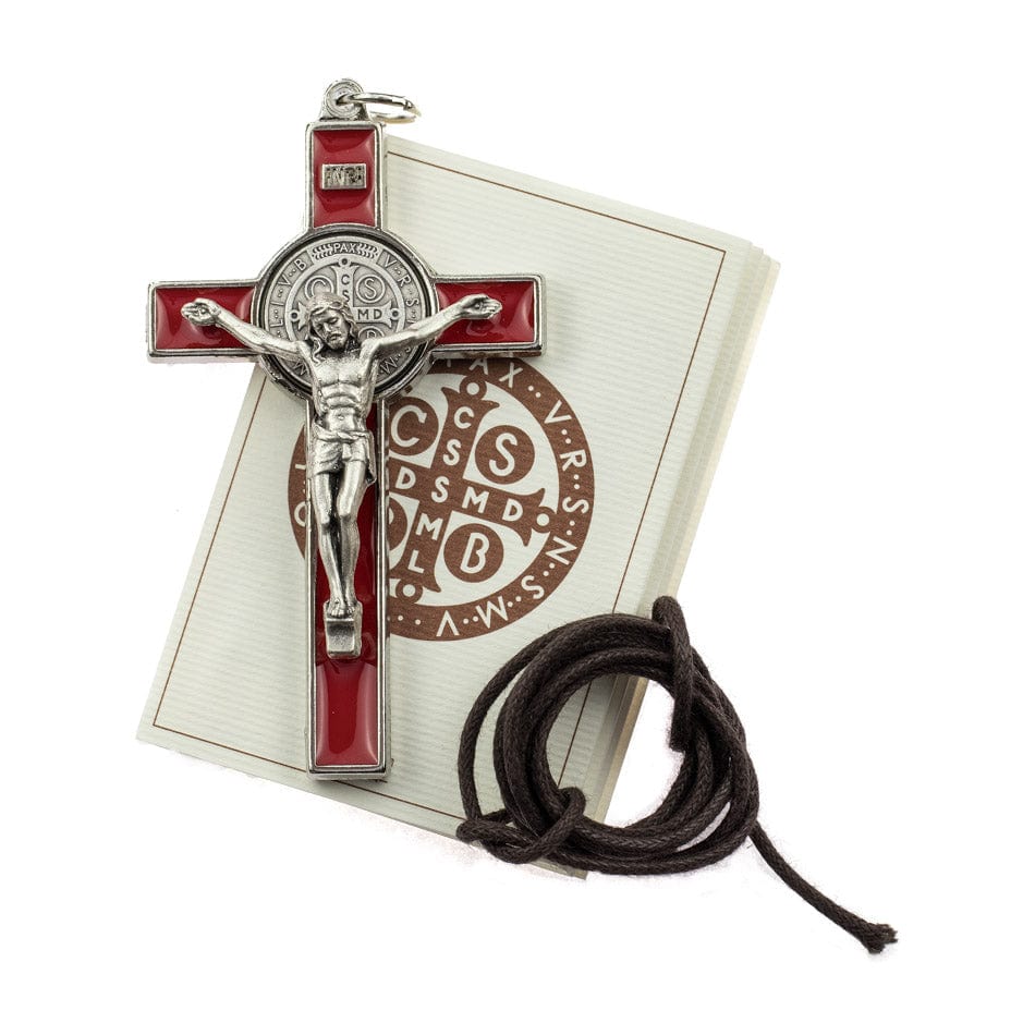 Enameled Saint Benedict Red Cross