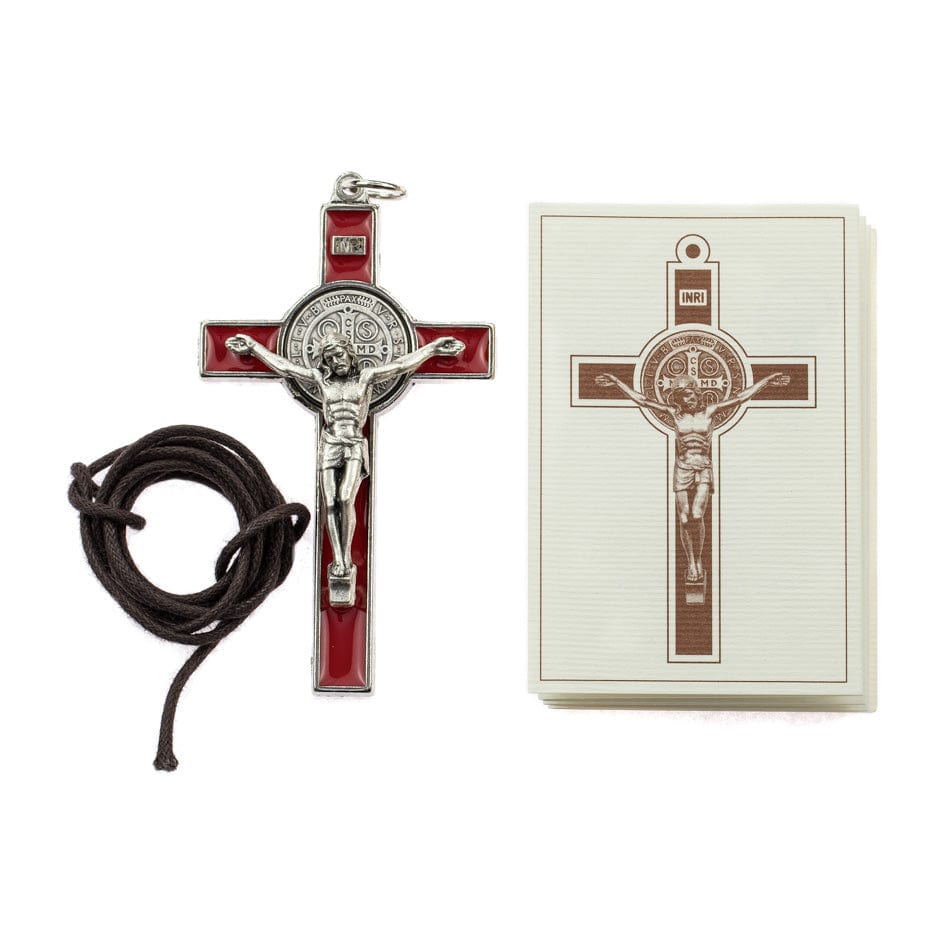 Enameled Saint Benedict Red Cross