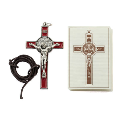 Enameled Saint Benedict Red Cross