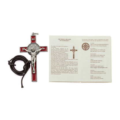 Enameled Saint Benedict Red Cross