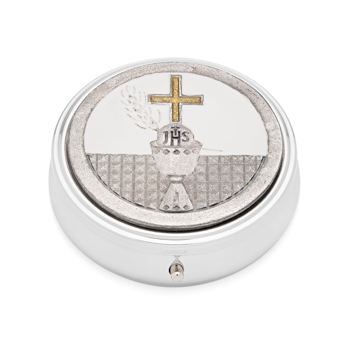 First Communion Rosary with the Chalice center Medal