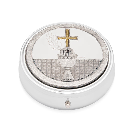 First Communion Rosary with the Chalice center Medal
