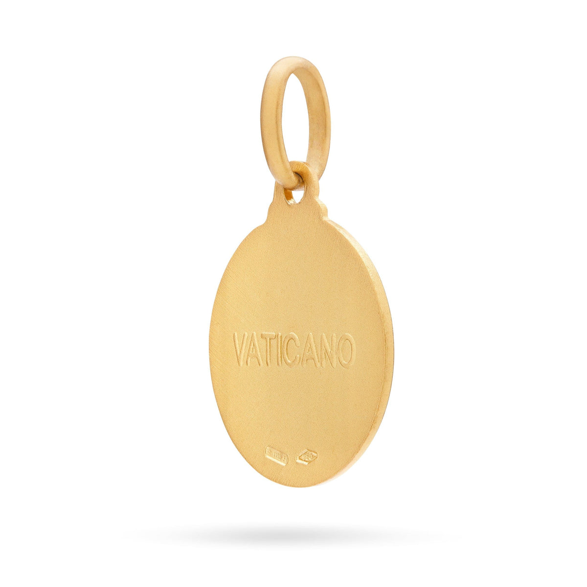 Yellow Gold Medal of St. Clare of Assisi