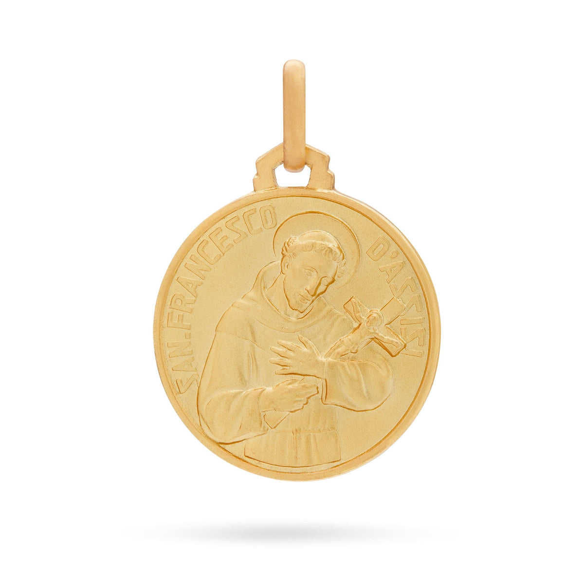 Yellow Gold Medal of St. Francis of Assisi