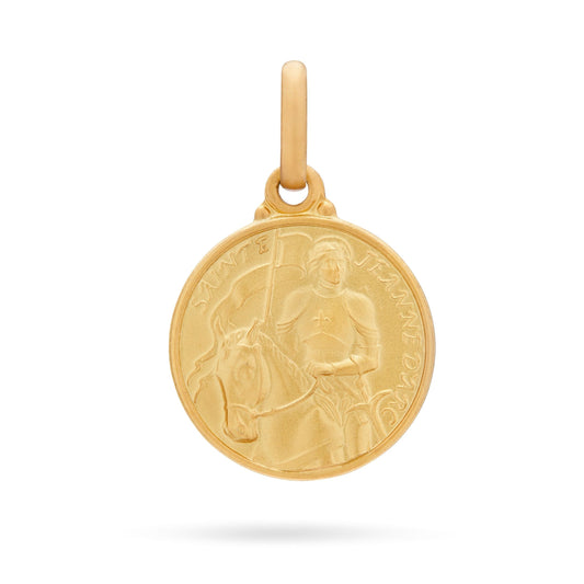 Yellow Gold Medal of St. Joan of Arc