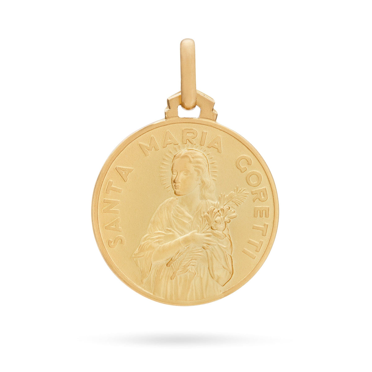 Yellow Gold Medal of St. Maria Goretti