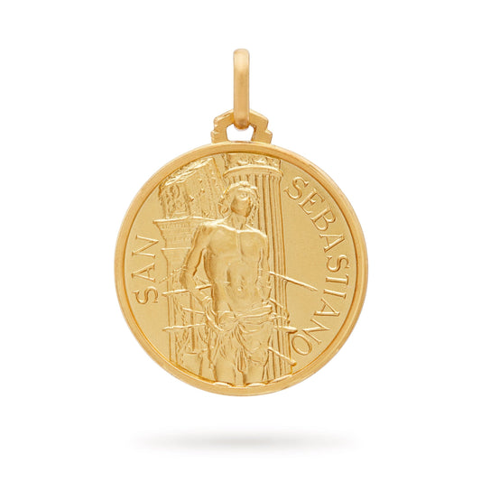 Yellow Gold Medal of St. Sebastian