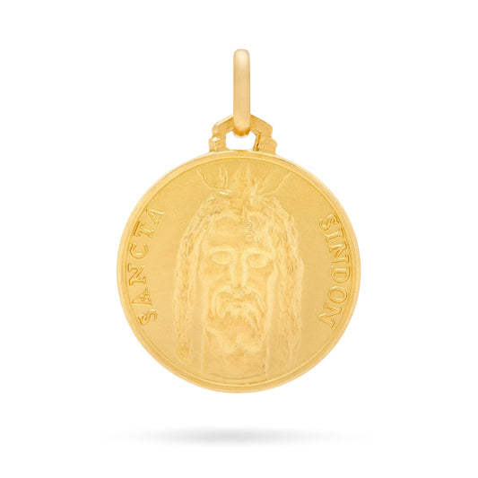 Yellow Gold Medal of the Holy Shroud