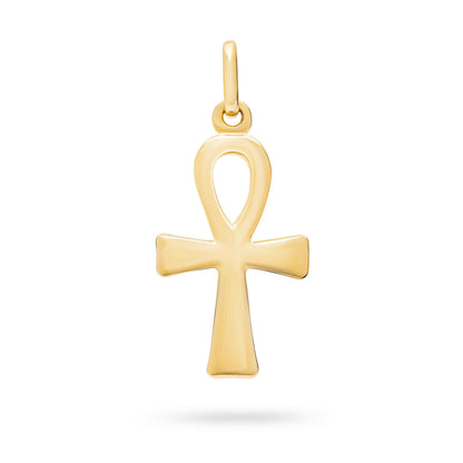Gold Plated Ankh Pendant Cross