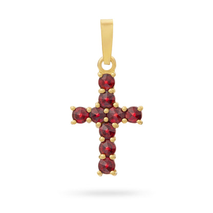 Gold Plated Plain Grenade Cross