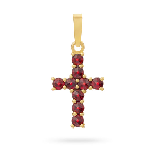 Gold Plated Plain Grenade Cross