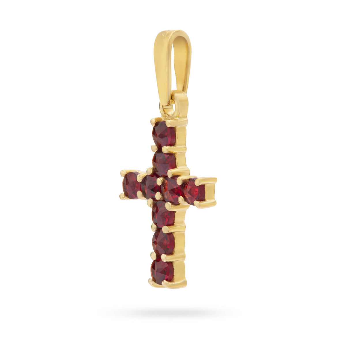 Gold Plated Plain Grenade Cross