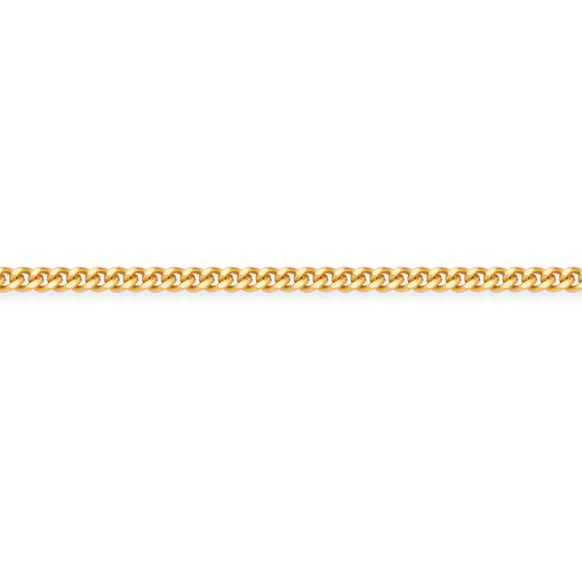 Gold-plated Sterling Silver Classic Curb Chain Necklace