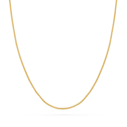 Gold-plated Sterling Silver Korean Chain Necklace