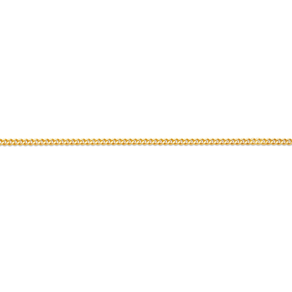Gold-plated Sterling Silver Curb Chain Necklace