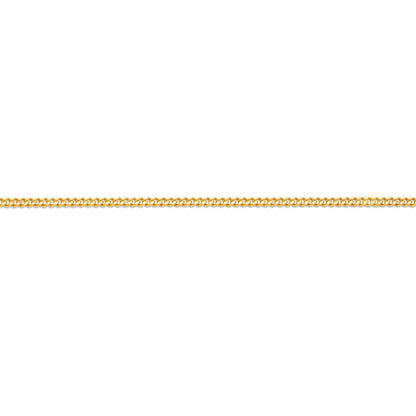 Gold-plated Sterling Silver Curb Chain Necklace