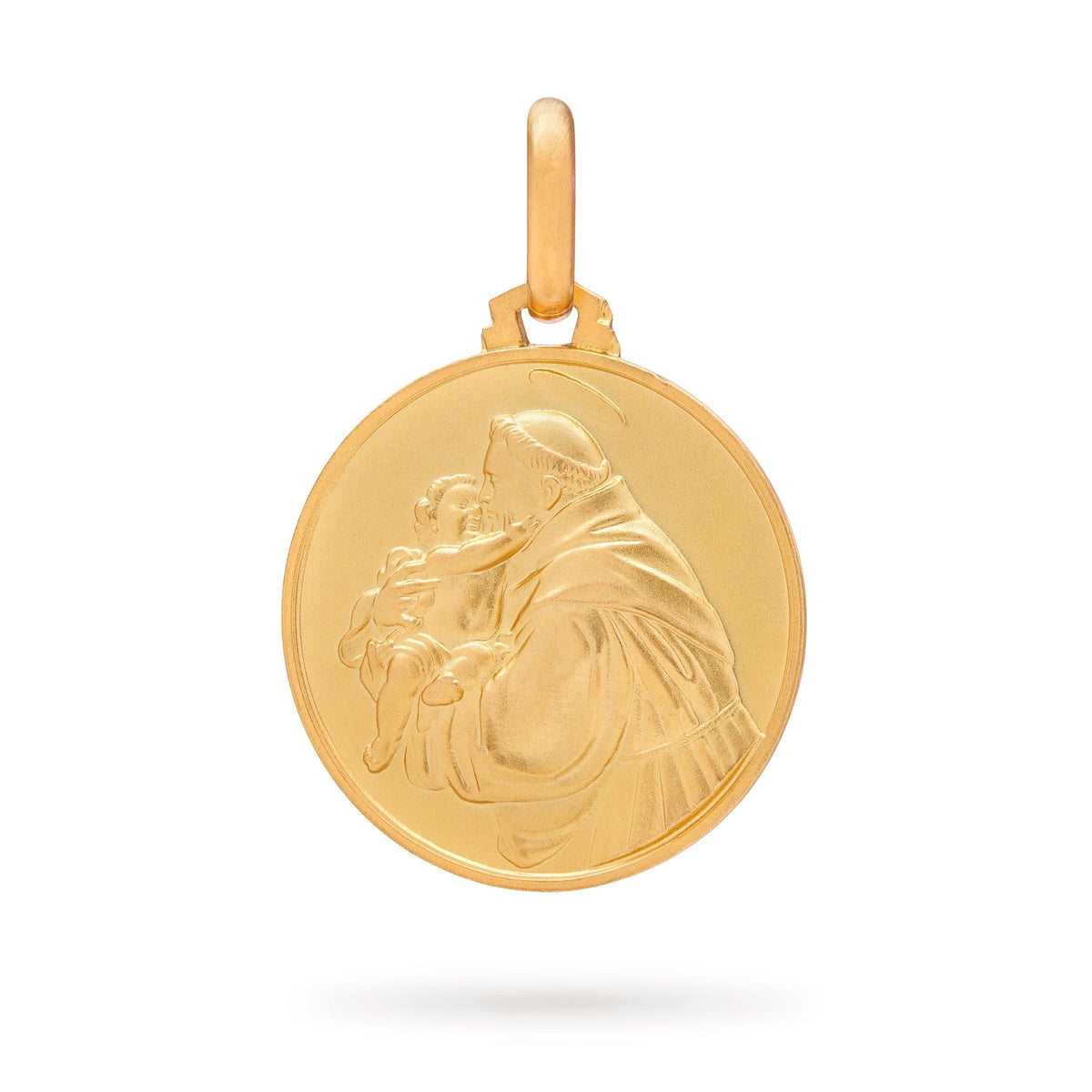 Gold-plated Sterling Silver Medal of St. Anthony of Padua