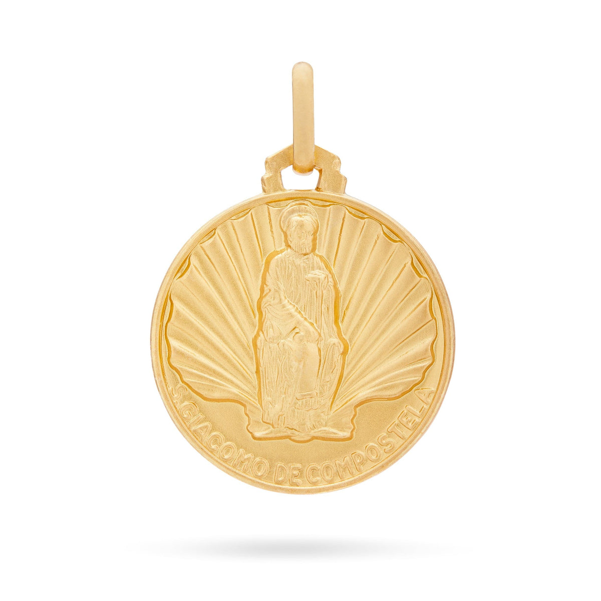 Gold-plated Sterling Silver Medal of St. James of Compostela