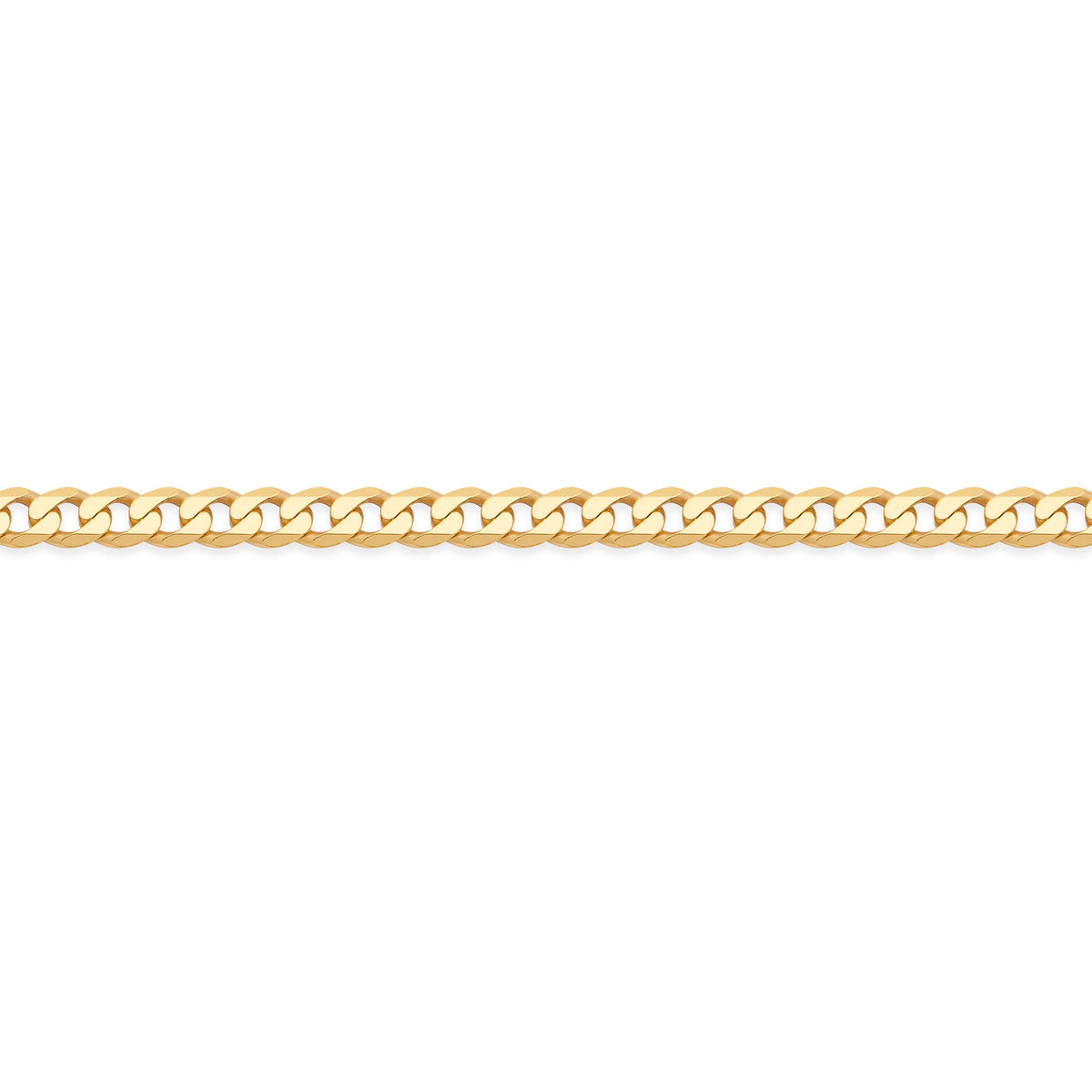 Gold-plated Sterling Silver Thick Curb Chain Necklace
