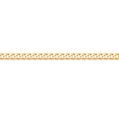 Gold-plated Sterling Silver Thick Curb Chain Necklace