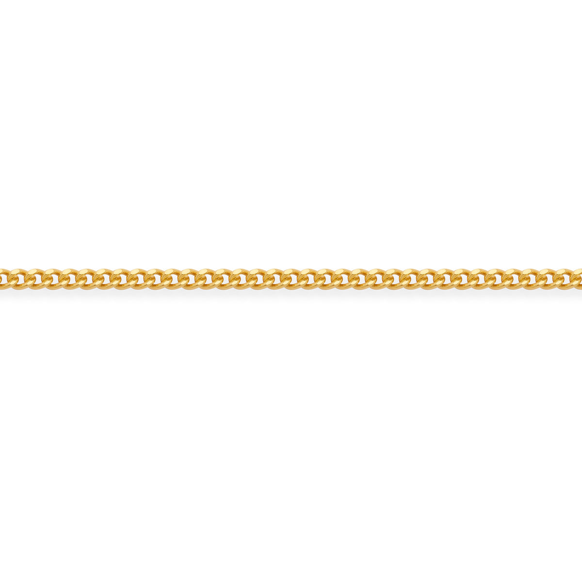 Gold-plated Sterling Silver Thin Curb Chain Necklace