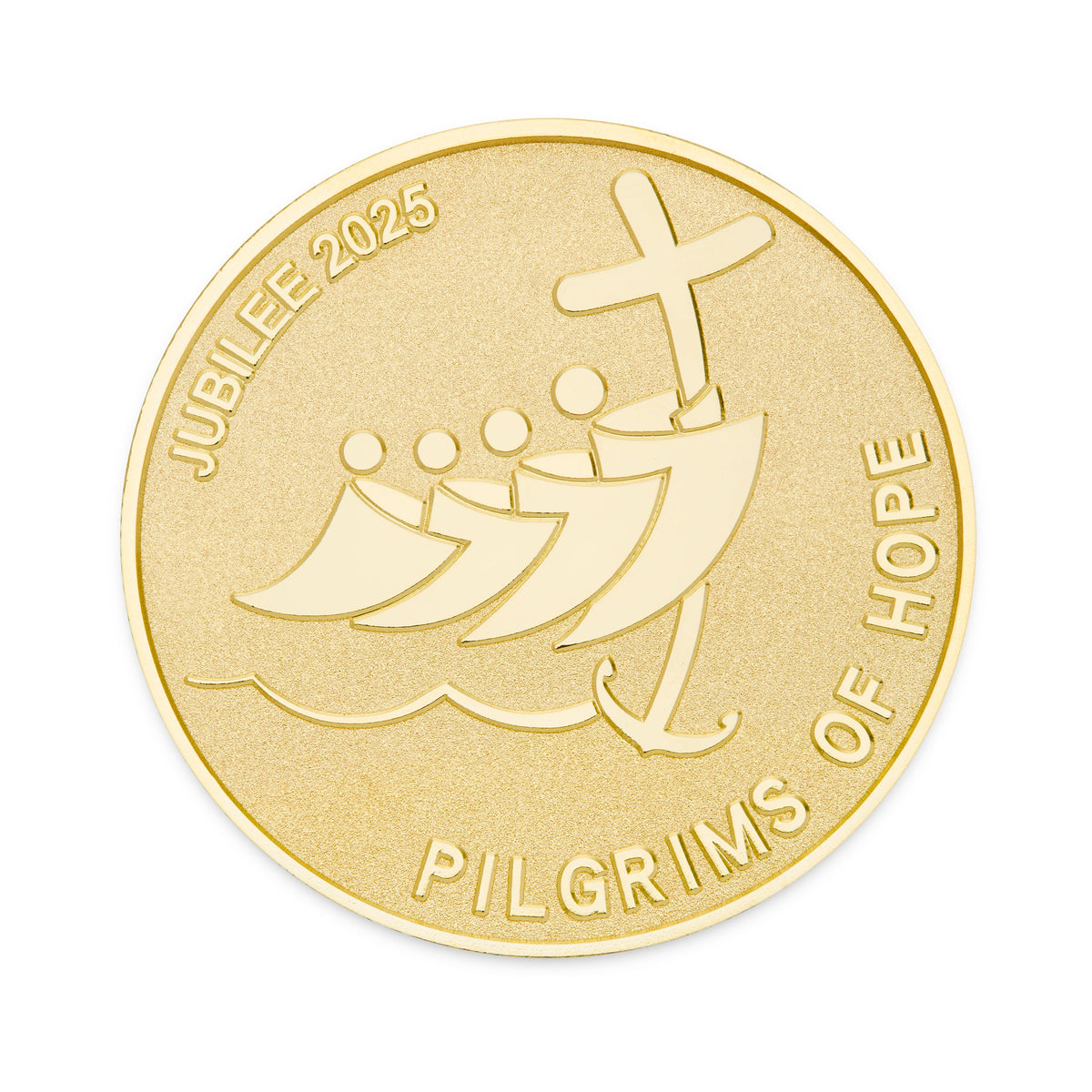 Gold-tone Jubilee 2025 Commemorative Coin – Exclusive Edition