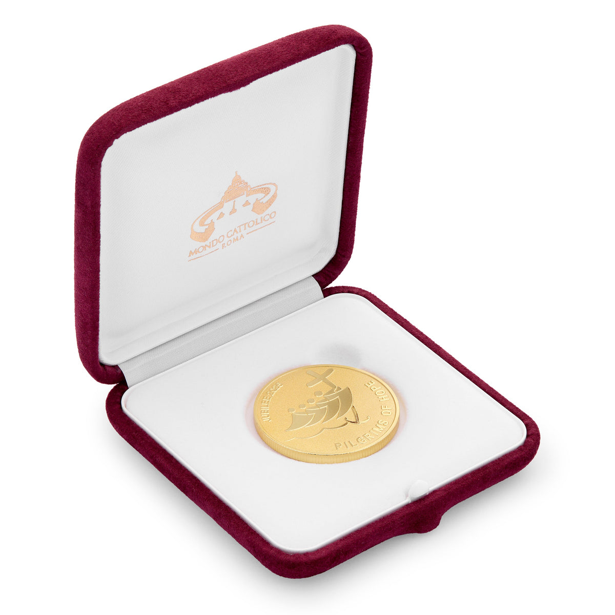 Gold-tone Jubilee 2025 Commemorative Coin – Exclusive Edition