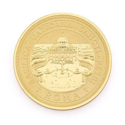 Gold-tone Pope Leo XIV Commemorative Coin – Exclusive Edition