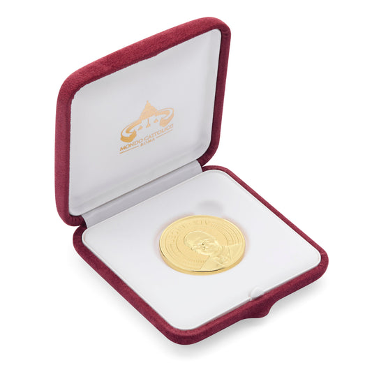 Gold-tone Pope Leo XIV Commemorative Coin – Exclusive Edition