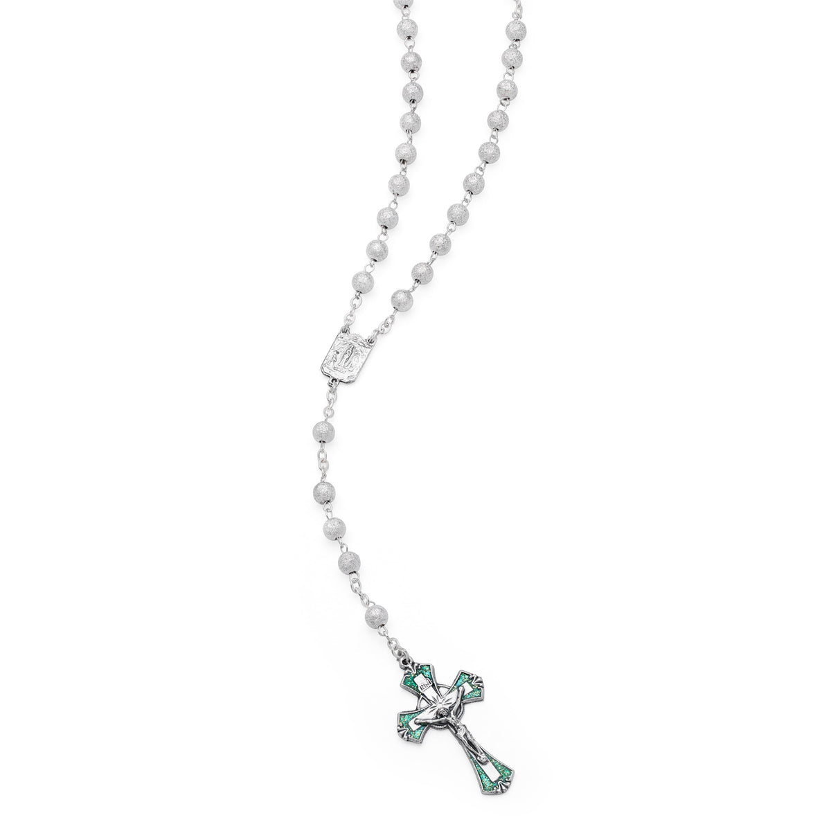 Green Glass Rosary