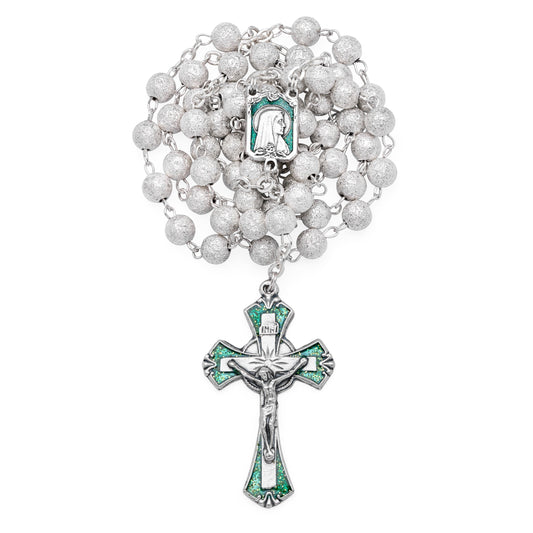 Green Glass Rosary