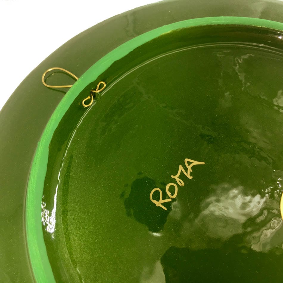 Handmade Ceramic Decorative Plate with the Colosseum