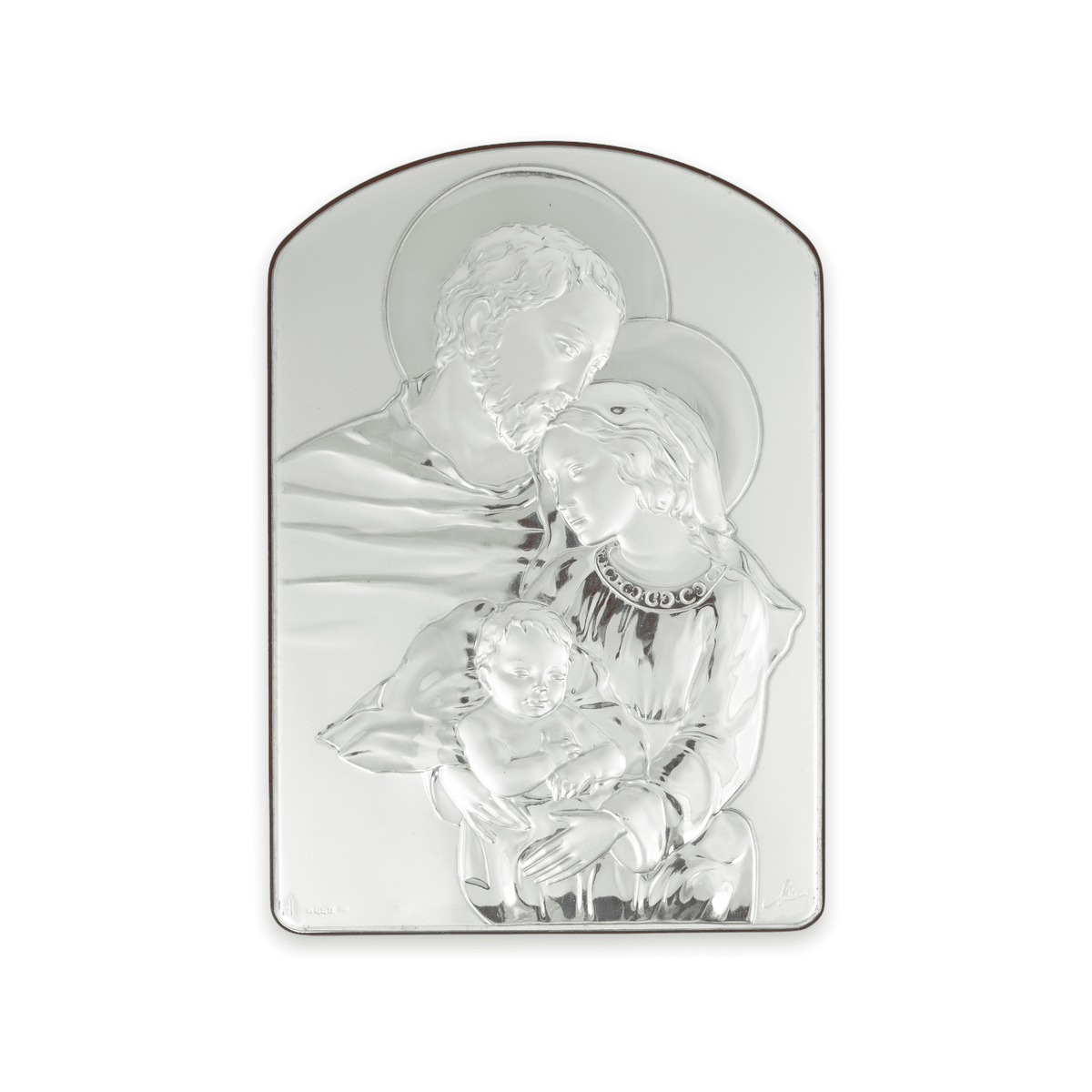 Holy Family Painting Sterling Silver Bilaminate