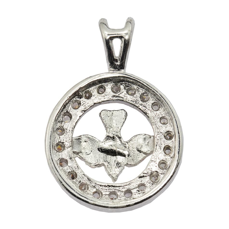 Holy Spirit Charm with Crystal