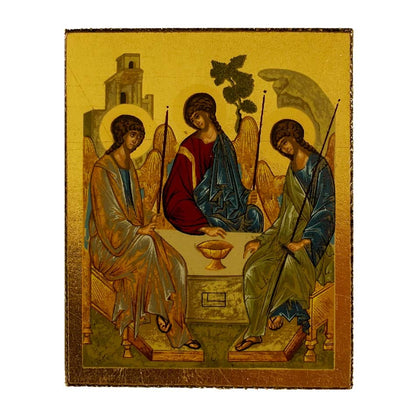 Wooden Icon of the Holy Trinity