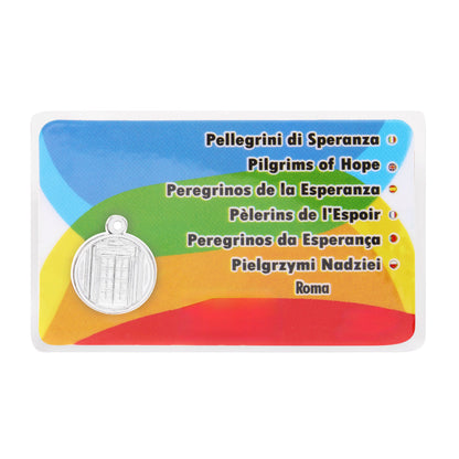 Horizontal Laminated Jubilee 2025 Holy Card