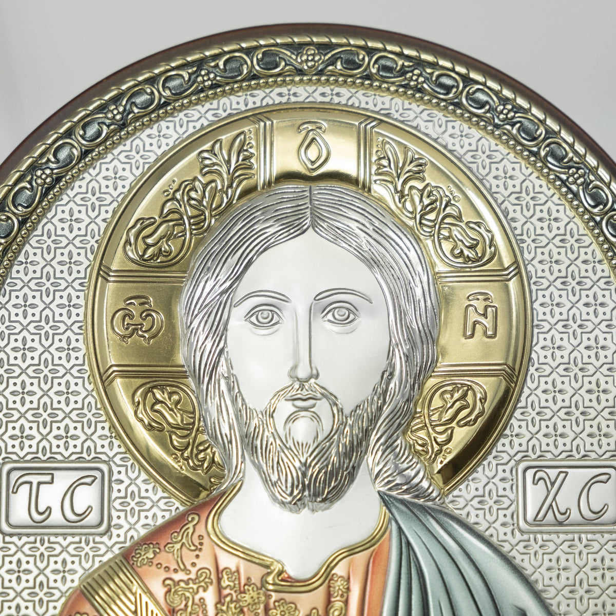 Jesus Bilaminated Sterling Silver Painting