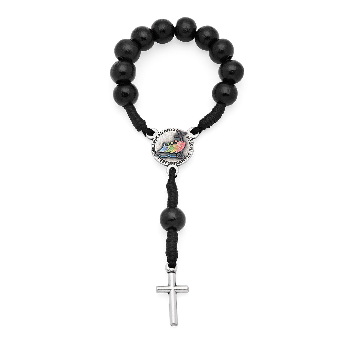 Jubilee 2025 Black Wood One-Decade Rosary