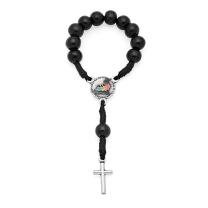 Jubilee 2025 Black Wood One-Decade Rosary
