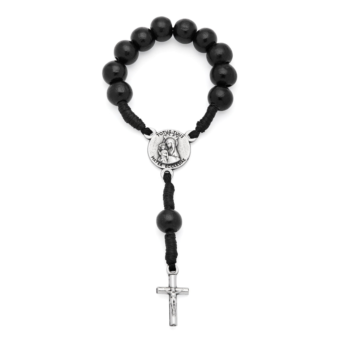 Jubilee 2025 Black Wood One-Decade Rosary