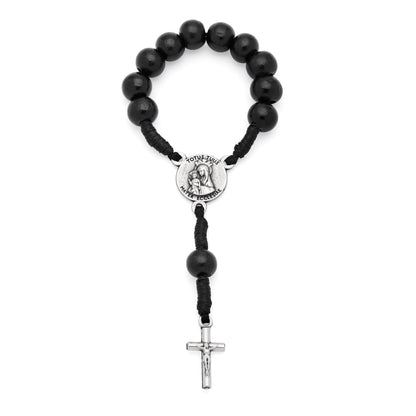 Jubilee 2025 Black Wood One-Decade Rosary