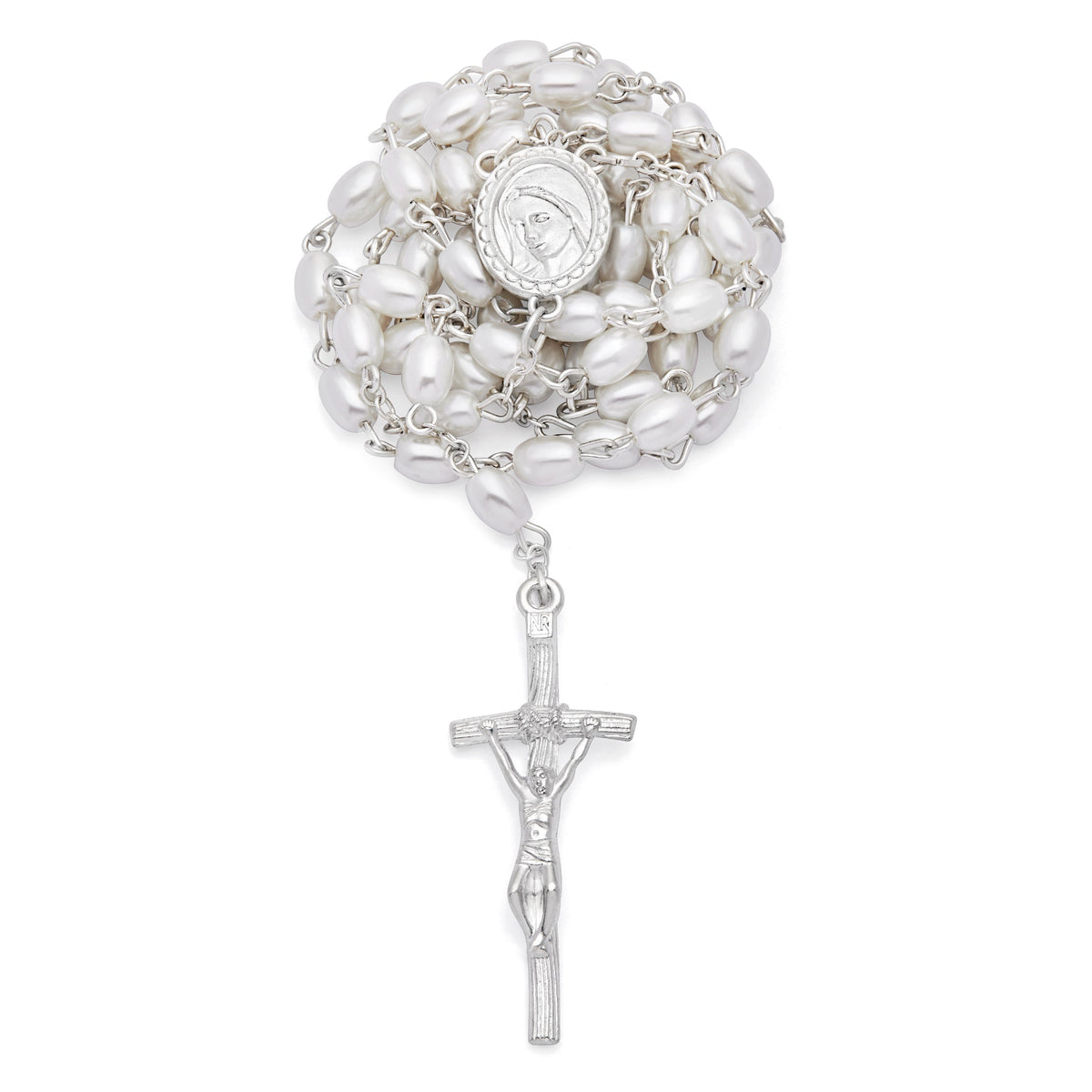 Jubilee 2025 Brown Rosary Case with Synthetic Pearl Rosary