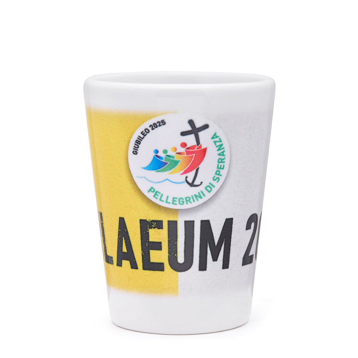 Jubilee 2025 Ceramic Souvenir Shot Glass