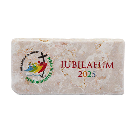 Jubilee 2025 Logo Rectangular Marble Dust Magnet