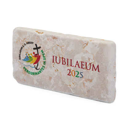 Jubilee 2025 Logo Rectangular Marble Dust Magnet